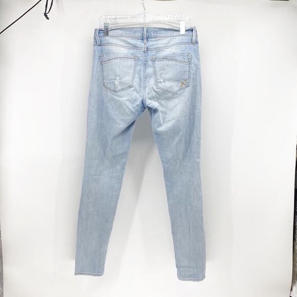 Express mid rise deconstructed jegging casual comfy everyday sz 6 - Picture 4 of 5